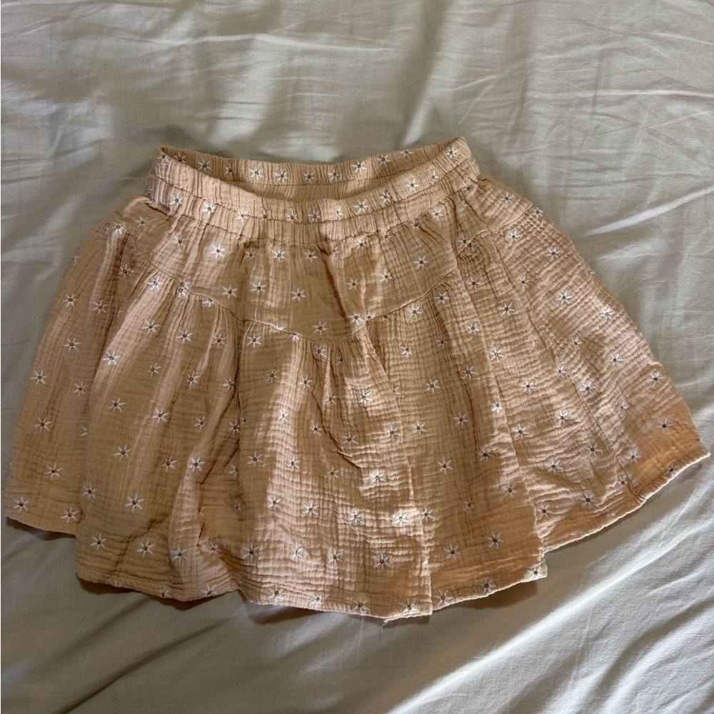 Rylee cru muslin mini skirt